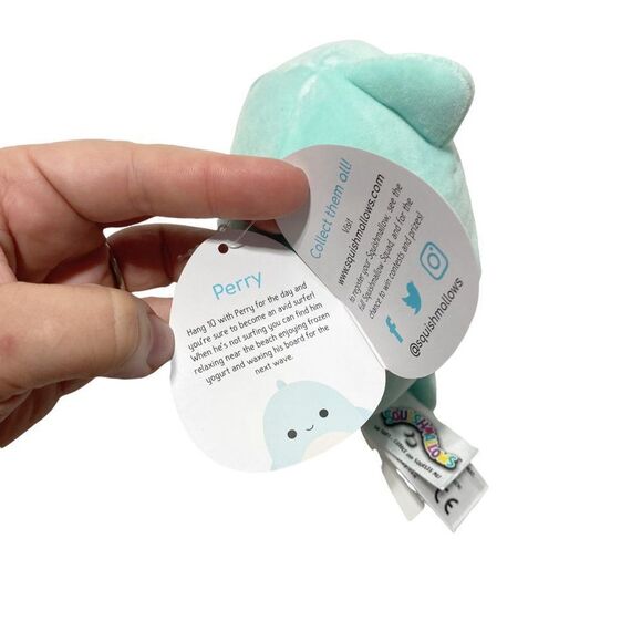 Squishmallow Perry the Dolphin 5" - Picture 4 of 4